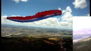 preview picture of video 'Reserva em Governador Valadares - Reserve Ride - Paraglider - Queda de Parapente'