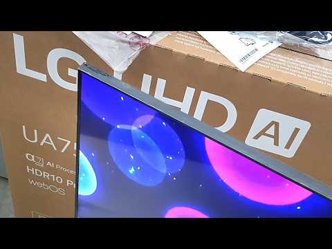 2025 LG UA7500 Unboxing, Setup + 4K HDR Demos