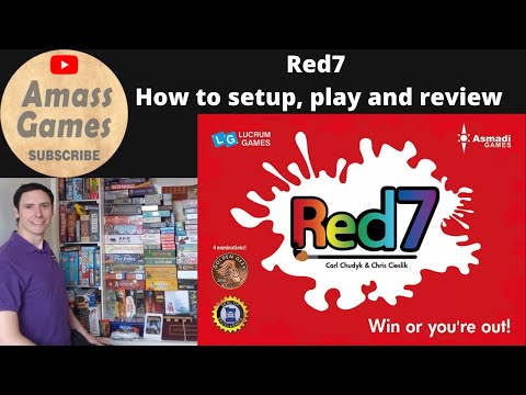 How to setup, play and review Red7 by * AmassGames *