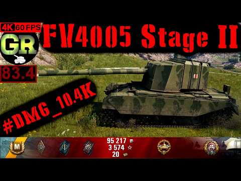 83_World of Tanks FV4005 Stage II WoT Replay - 4 Kills 10.4K DMG(Patch 1.4.0)