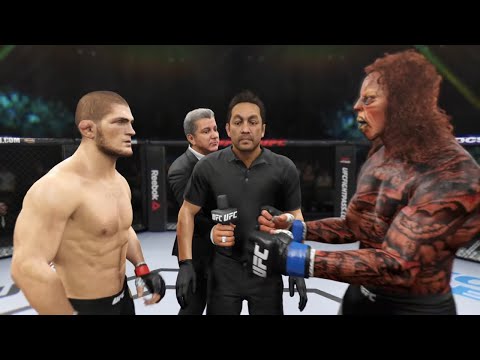 Khabib vs. Deadly Monster - EA Sports UFC 2 - Eagle Fights 🦅