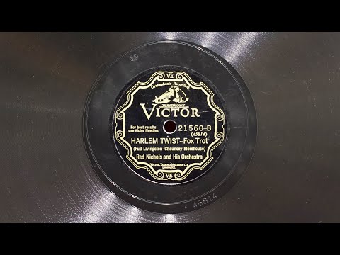 Harlem Twist • Red Nichols and His Orchestra (EMG Mark Xb Oversize Gramophone)