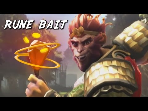 Bounty Rune Baiting With Monkey King