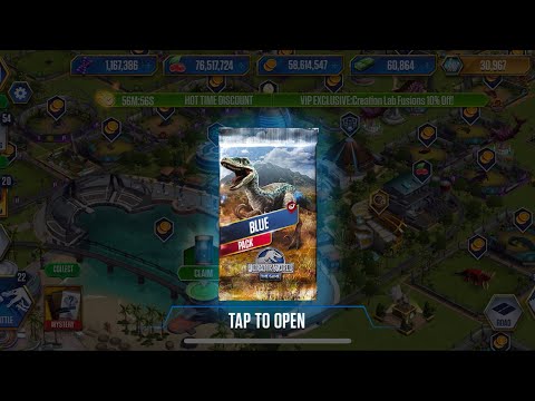 BLUE & TYRANNOSAURUS REX GEN 2 PACK - JURASSIC WORLD THE GAME