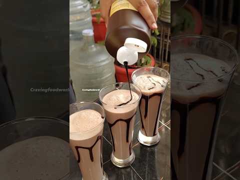 Chocolate shake|| Indian food|| #ashortaday #foodshorts #shake #chocolate