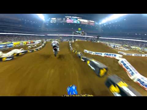 GoPro HD: Kyle Peters Main Event 2012 Monster Energy Supercross Houston