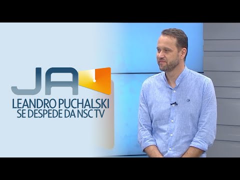 Despedida do meteorologista Leandro Puchalski da NSC TV - Jornal do Almoço - 01/01/2022 (HD)