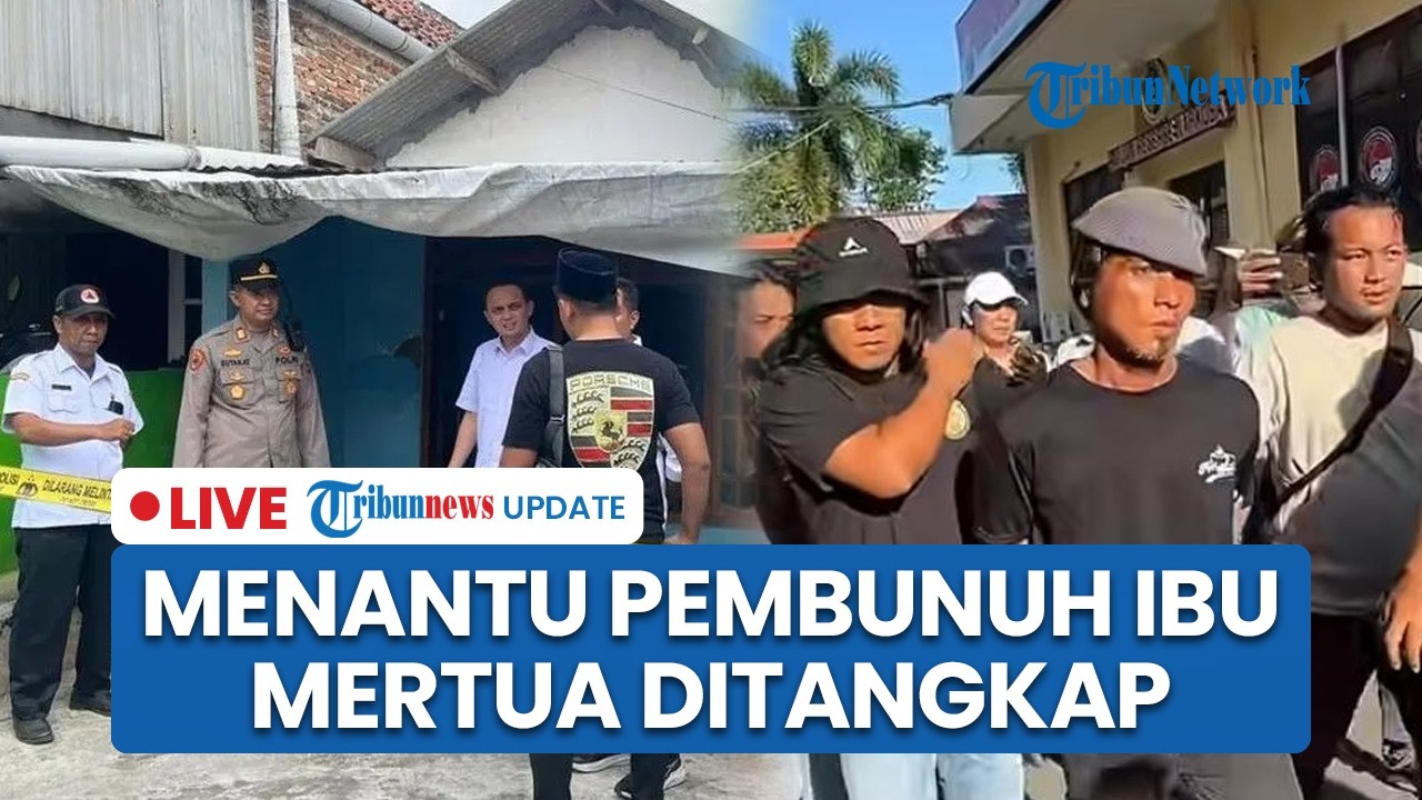 LIVE: Menantu Pembunuh Ibu Mertua di Mojokerto Ditangkap Polisi saat Hendak Kabur ke Surabaya