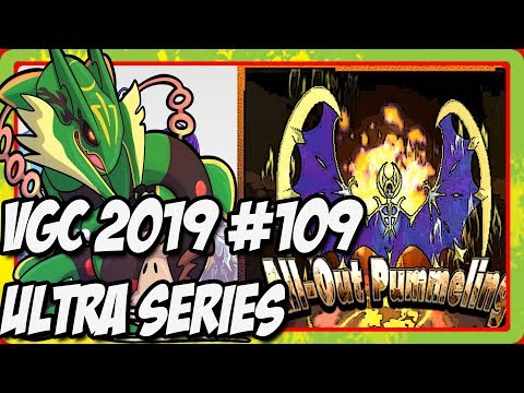 Pokemon USUM VGC 2019 Ultra Series: Enter Fightinium Z Lunala #109