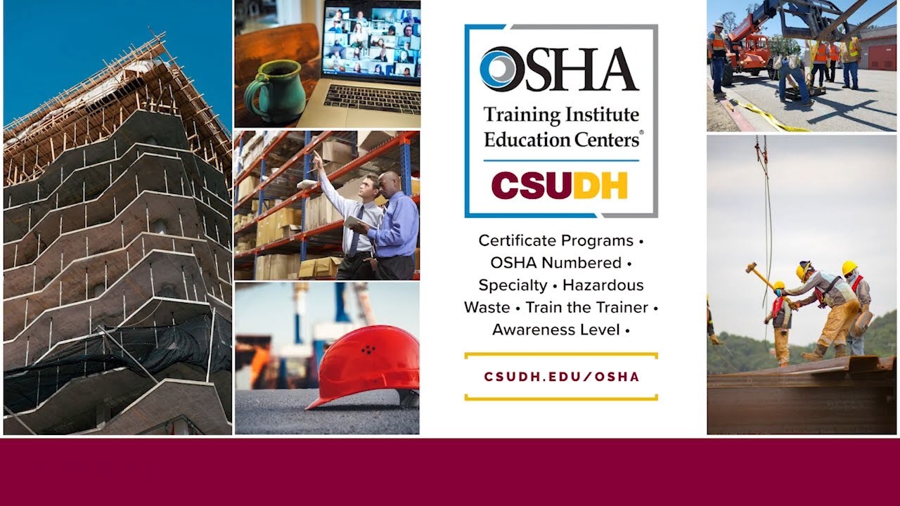 OSHA Training Information Education Center at CSUDH Webinar