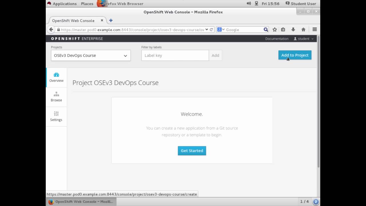 Taste of Red Hat Training: Creating a Node.js Application