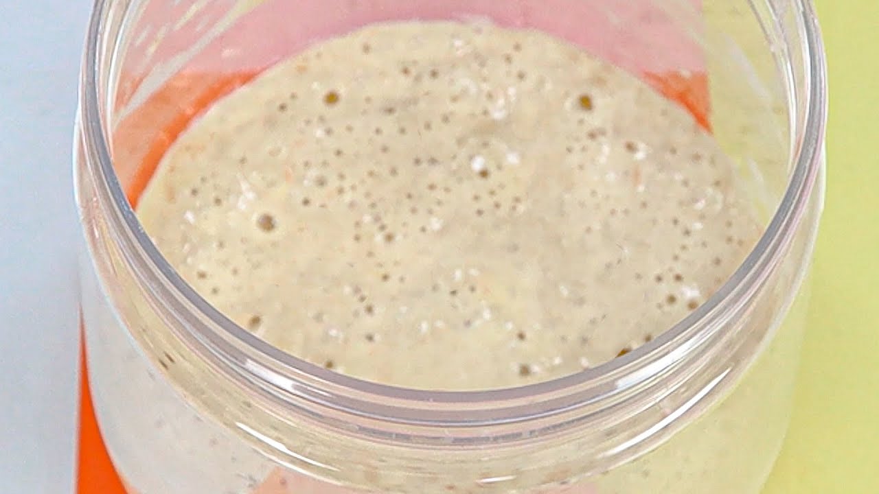 COMO FAZER FERMENTO NATURAL LEVAIN