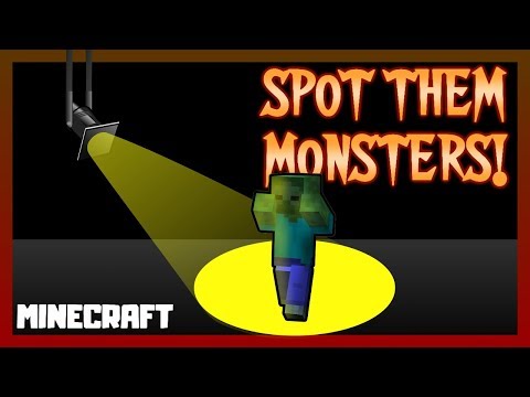 SPOT THEM MONSTERS! Minecraft Mob Spawner Spotter Texture Pack