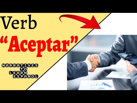 Verb Aceptar