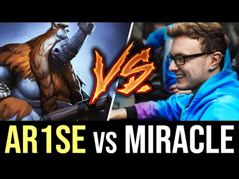 Best MAGNUS Ar1se vs. Miracle - Mid Lane Battle DOTA 2