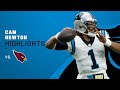 Every Cam Newton Play from First Game Back vs. Cardinals | NFL 2021 Highlights