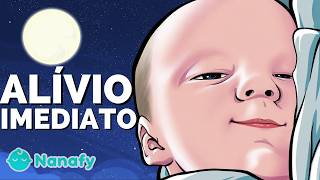 MÚSICA PARA ALIVIAR CÓLICAS DO BEBÊ | Ruído Branco e Tela Escura para um Sono Tranquilo