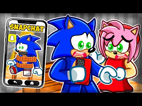 Baby SONIC Was KIDNAPPED In Roblox Snapchat!