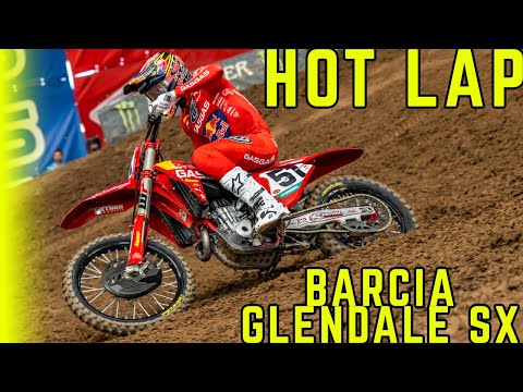 Justin Barcia HOT LAP at Glendale Supercross