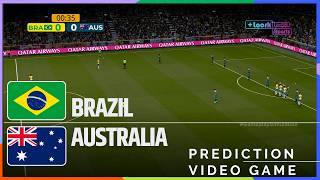 Brazil vs Australia Friendly Match 2026 ✅ | Full Match Simulation/Prediction