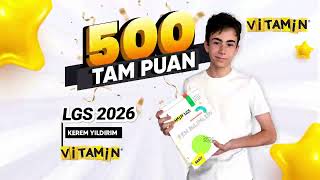 LGS 2026'da 500 Tam Puan Aldı! Türkiye Birincisi Nasıl Çalıştı? | Vita