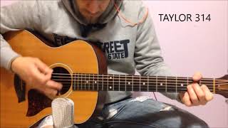 Video thumbnail for TAYLOR 314 vs 410ce by Francesco Violante