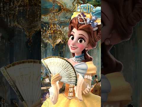 Beauty and The Beast: If Belle was historically accurate. Belle as a French Noble Lady 👑🌹 #shorts