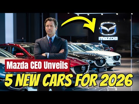 Mazda CEO Unveils 5 New Models for 2026 — Here’s What’s Coming