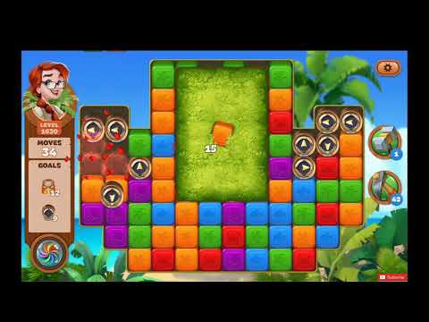 Lost Island Blast Adventure Level 1630 NO BOOSTERS - A S GAMING ✔