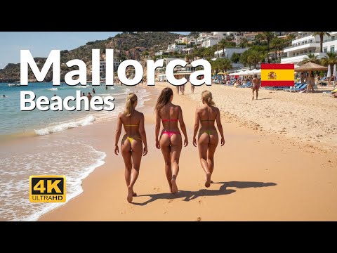 Mallorca Beach Walk 4K Spain | Majorca Best Beaches & Calas