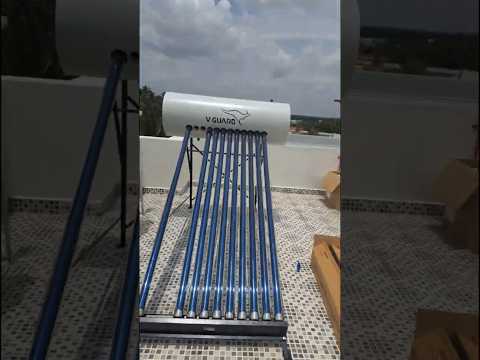 V-Guard solar water heater short installation video 9 — Arun Hitech Coimbatore Tamil Nadu