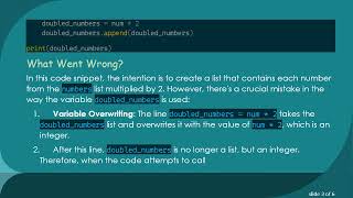 How to Fix the AttributeError: 'int' object has no attribute 'append' in Python