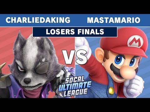 SCUL Season 1 Finale - Charliedaking (Wolf) Vs. POW | MastaMario (Mario) Losers Finals