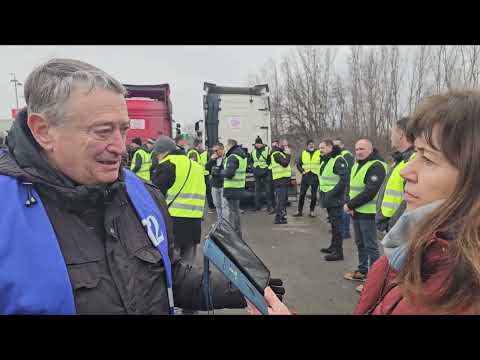 Dušan Nikolić o protestu vozača kamiona na Kelebiji
