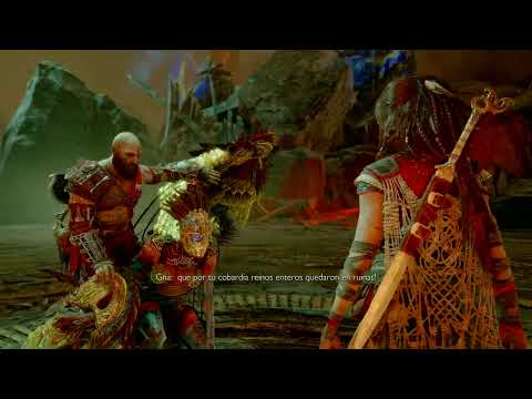 Kratos vs. Reina Valkiria Gná - Máxima dificultad Dame GOW NG+ sin daño sin ira espartana NO DAMAGE