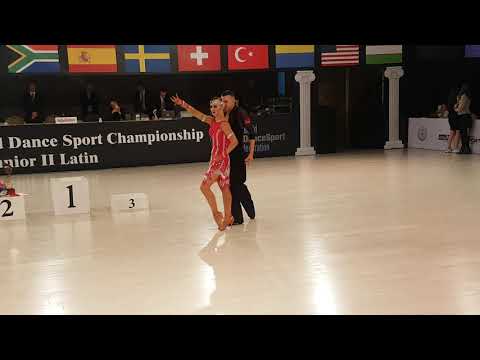 Kurbatov Kirill - Revel-Muroz Alexandra. World Championhip Junior 2, Latin. 23.11.2019 Winners dance