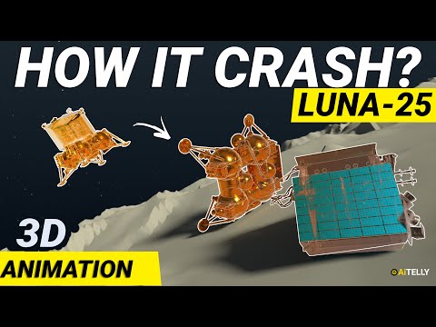 Luna 25 How it Crash Russian Lunar Space Lander | Chandrayan 3 vs Luna Comparision