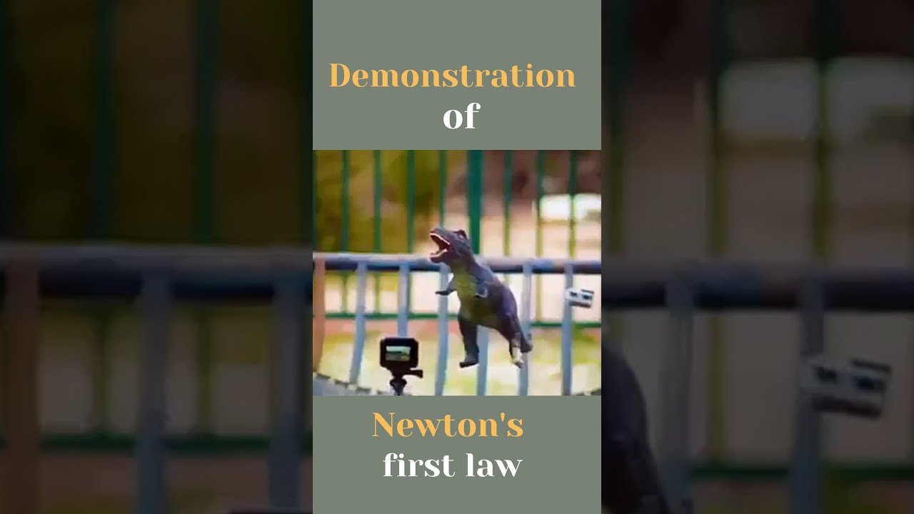 Demonstration of Newtons First Law