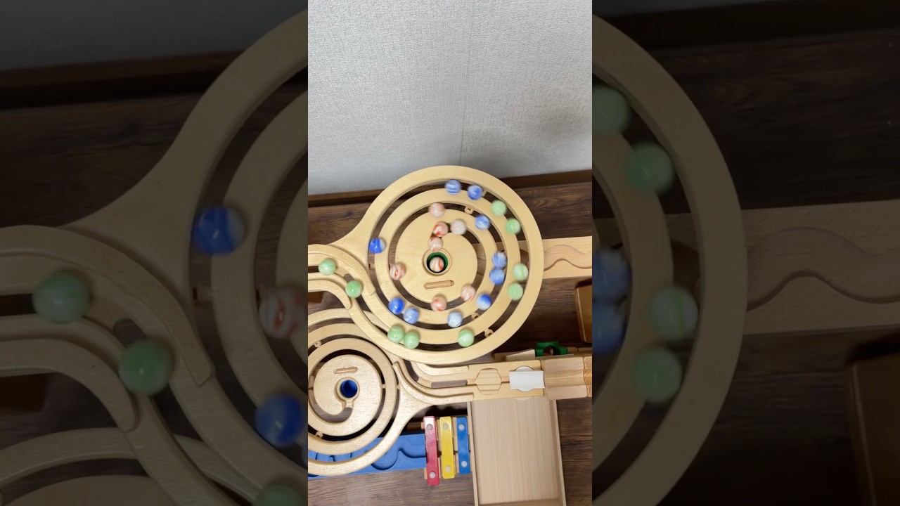 #marblerun #ビー玉転がし #marble #marblerace #woodentoys #marblerunrace #toys #marblesrace #relax