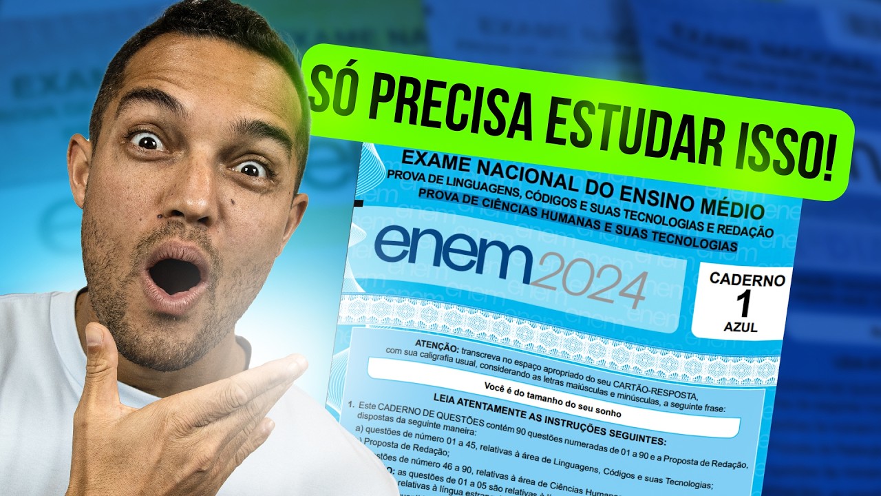 O que estudar para LINGUAGENS do ENEM 2025 (fácil e prático)