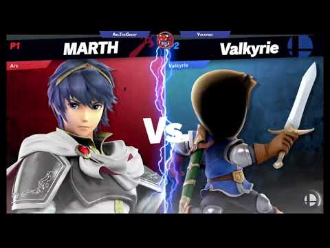 Tank's Smash Weekly #18 Losers Semis ArcTheGreat (Marth) vs Valkyrie (Mii Swordfighter)