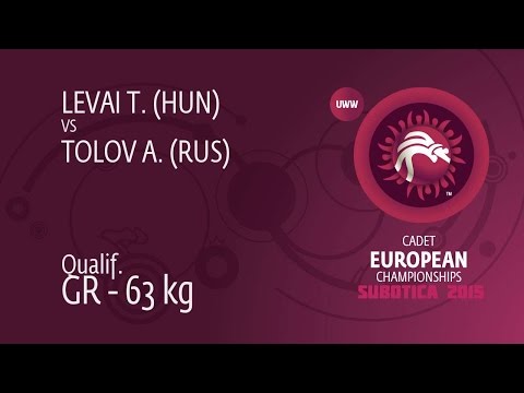 Qual. GR - 63 kg: A. TOLOV (RUS) df. T. LEVAI (HUN) by TF, 8-0