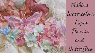 Making Watercolour Flowers and Butterfles