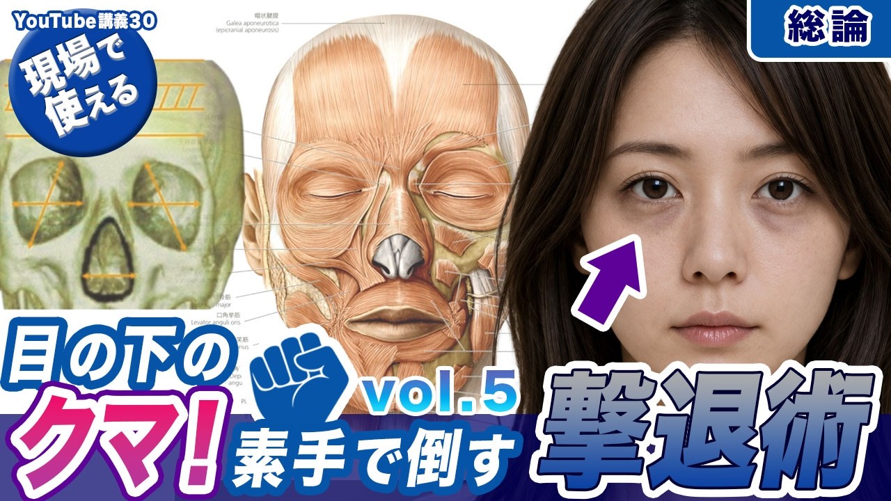 ［現場で使える］目の下のクマ🐻！素手で倒す。撃退術総論！vol.5[さつま式YouTube講義Vol.30]