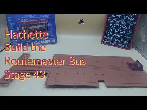 Hachette Build the ROUTEMASTER BUS Stage 43 THE REAR SECTION OF THE LOWER DECK