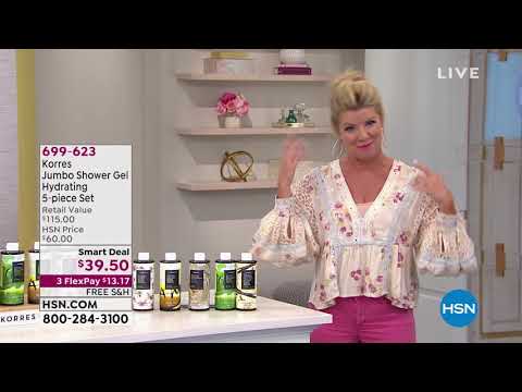 Korres Hydrating Shower Gel 5piece Set