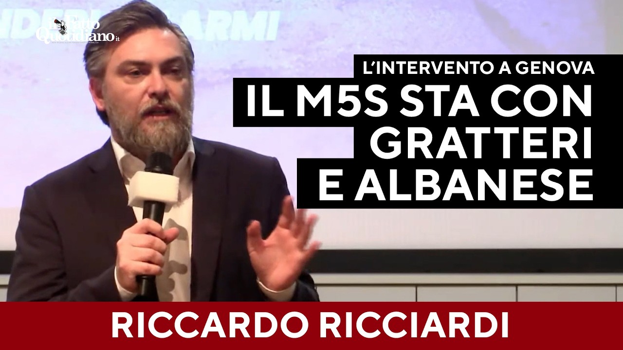 "Il M5S sta con Gratteri e con Albanese", l'intervento di fuoco di Ricciardi