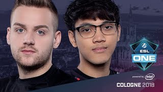 CS:GO - FaZe vs. B.O.O.T [Dust2] - Group B Round 1 - ESL One Cologne 2018