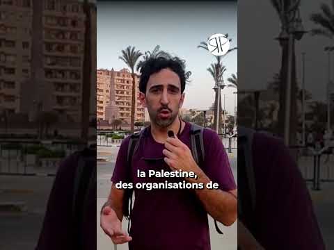 Nos militants sont sur place au Caire pour LA MARCHE VERS GAZA ! Ils expliquent TOUT !