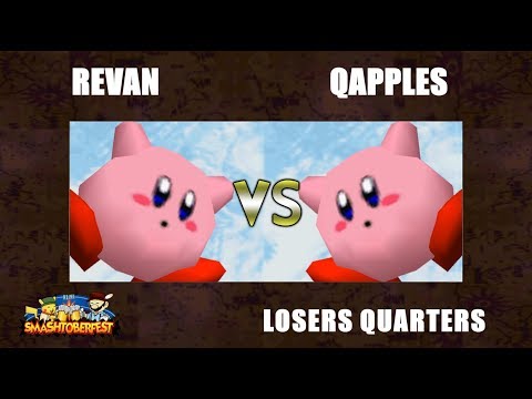 Smashtoberfest Losers Quarters - Revan (Kirby) Vs. Qapples (Kirby) Super Smash Bros - SSB64